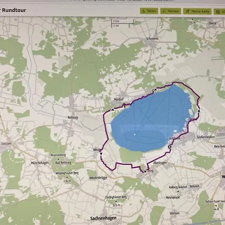 Ferien-whg Moewe Nahe Steinhuder Mit Garten Und Balkon * Hagenburg