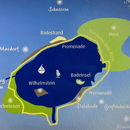 Ferien-whg Moewe Nahe Steinhuder Mit Garten Und Balkon * Hagenburg