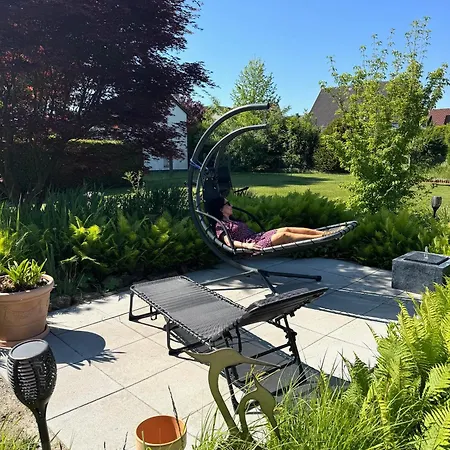 Ferien-whg Moewe Nahe Steinhuder Mit Garten Und Balkon * Hagenburg