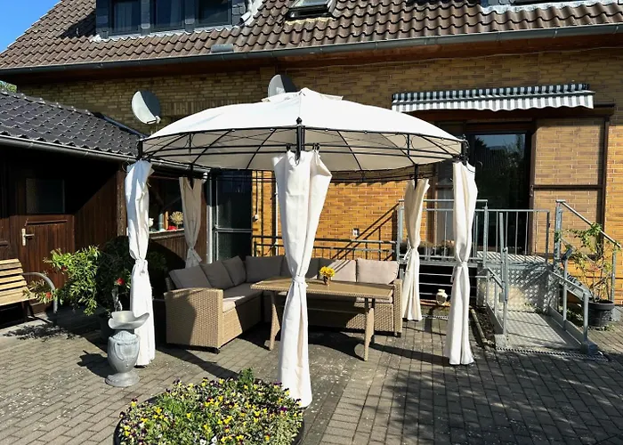 Ferien-whg Moewe Nahe Steinhuder Mit Garten Und Balkon 哈根堡